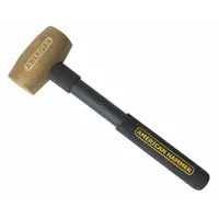Mallet: Steel Handle, 3 1/2 lb Head Wt, 2 in Dia, 4 in Head Lg, 14 in Overall Lg (MPN AM3.5BRCG)