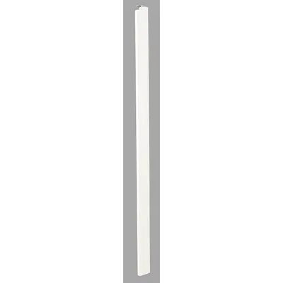 ASI GLOBAL PARTITIONS Partition Column: Laminate, Matte, Almond, 70 in Ht, 7 in Wd - Pilasters for Bathroom Partitions
