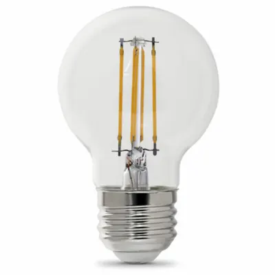 FEIT ELECTRIC Compact LED Bulb: Medium Screw (E26), LED, (G) Globe, G16-1/2, 3.8 W Watt - Medium Screw Base (E26) Lamps