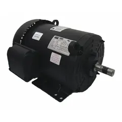 Totally enclosed fan-cooled (TEFC) 3-phase AC motor with rigid base mounting. Rated 2 hp, 1,170 RPM at 60 Hz, 230/460V AC, full load current 6.0/3.0 A. Suitable for continuous-duty industrial applications such as pumps, fans, conveyors, and compressors in dusty or non-hazardous environments.