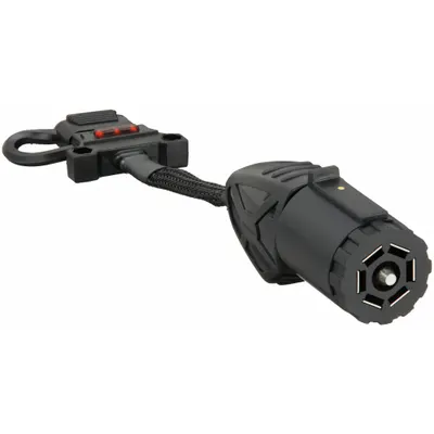 HOPKINS TOWING SOLUTIONS Wiring Adapter: 4-Way Flat to 7-Way Blade - Fleet and Vehicle Maintenance
