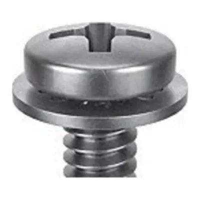 SEMS Screw: Internal Tooth, M3x0.50 Thread Size, 10 mm Lg, Stainless Steel, Passivated - Machine Screws with Internal Tooth Lock Washers