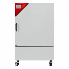 Stability test chamber with 8.72 cu ft capacity, 2 shelves, operating on 200/240V. Maintains temperature uniformity of ±0.3°C and accuracy tolerance of ±0.1°C at 40°C, with humidity range of 10% to 80%. Used for controlled temperature and humidity testing in pharmaceutical, biotechnology, and industrial R&D labs.