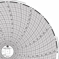 GRAPHIC CONTROLS Circular Paper Chart: Dickson, 50°F to 150°F, 50°C to 150°C, Chart 447, 60 PK