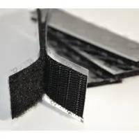 VELCRO BRAND Hook-and-Loop Fastener: Strip, 2 in Overall Wd, 4 in Overall Lg, Hook-and-Loop, Black (MPN 2X4KIHLM)