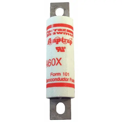 MERSEN A60X80-4 Fast-Acting Bolt-On Fuse, 80 A, 600 V AC, Non-Indicating - Fast-Acting Bolt-On Fuses