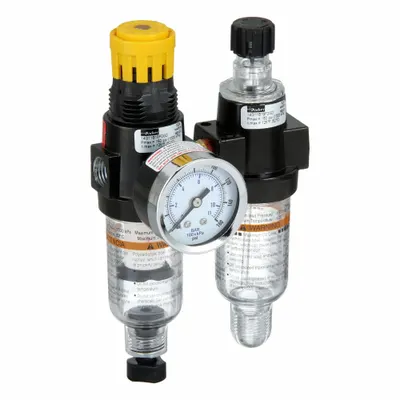 Parker Filter/Regulator/Lubricator: 1/4 in NPT, 24 scfm, 250 psig Max Op Pressure - Parker Filter, Regulator & Lubricators (FRLs)