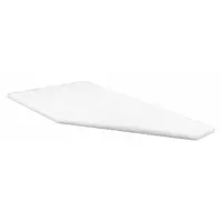 Rectangular cabin air filter with foam media, overall length 10 1/8 in. Designed for use in the cabin of Freightliner vehicles to filter airborne particles entering the passenger compartment