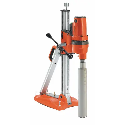 HUSQVARNA Core Drill Rig: 120V AC, 6 in Capacity (Concrete), 800 RPM Max. Spindle Speed - Core Drill Rigs