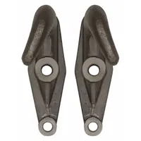 BUYERS PRODUCTS Tow Hook: 9 in Overall Hook Size, 6 15/32 in Overall Wd, 9 in Overall Lg, Silver (MPN B2801ALH)