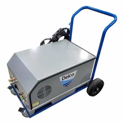 DELCO Electric Pressure Washer: Cart, 230 V – Three-Phase, 3,000 psi, 5 gpm - Cold Water Pressure Washers