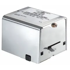 This fail-safe zone valve actuator from JOHNSON CONTROLS is designed for use with JT series valves in HVAC systems. It operates on 120V AC with on/off control and is configured for normally closed valve action, providing reliable regulation of water or steam flow in heating and cooling zones.