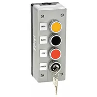 AMERICAN GARAGE DOOR SUPPLY Control Station: Open-Close-Stop, Double Pole, Outdoor, Surface Mount (MPN 3BXLT)