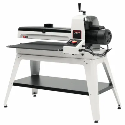 JET Drum Sander: 115V, Single-Phase, 1.8 hp, 25 1/4 in Drum Wd, 4 in Max Board Thick - Drum Sanding Machines