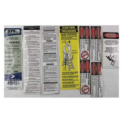 LOUISVILLE Label Kit: For 33J660/33J743/36Y449/36Y450/36Y451 - Material Handling Parts