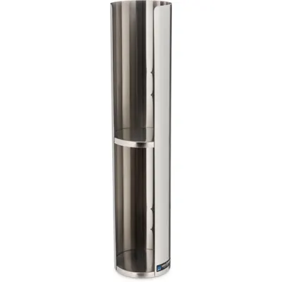 SAN JAMAR Lid Dispenser: 23 1/2 in Tube Lg, 24 to 46 oz Cups - Wall-Mount Cup Dispensers
