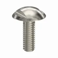 Machine Screw: M4x0.70 Thread Size, 12 mm Lg, Truss Head, Spanner, 316, Stainless Steel, Plain (MPN K1329.04X12)