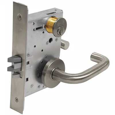 CORBIN RUSSWIN Door Lockset: Classroom Security Lever Locksets, Stainless Steel