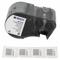 Combined Label and Ribbon Cartridge: 29/32 in x 29/32 in, Cryogenic Autoclavable Polyester (MPN M5-97-488)