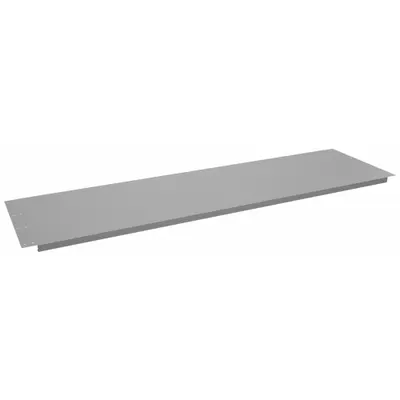 TENNSCO Workbench Shelf: 96 in Overall Wd, 36 in Overall Dp, Gray, Steel - Shelves for Workbenches