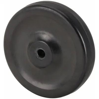 OEM APPROVED VENDOR Solid Rubber Wheel, 3 in Dia, 1 in Wd, 125 lb Load, Black - Solid Rubber Wheels