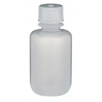 GLOBE SCIENTIFIC Sampling Bottle: Polypropylene, 2.02 fl oz, 60 mL, Natural, Closure Included (MPN 7050060)