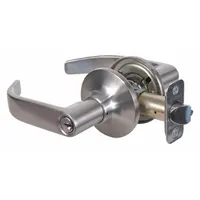 MASTER LOCK Door Lockset: Office Lever Locksets, Nickel (MPN RL0115KA)