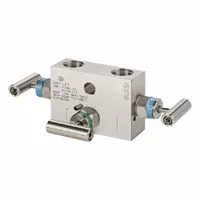 HAM-LET Three-Way Valve: Stainless Steel, 1/2" FNPT, 1/2" FNPT, 8,700 psi Pressure, FKM (MPN M-30S-10-8N-SS-V-T)