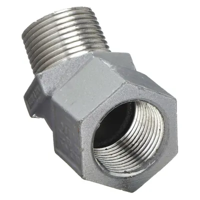 HUBBELL KILLARK Elbow, 45 Degrees: Aluminum, Powder Coated, 1/2 in Trade Size, Female to Male - 45° Elbows