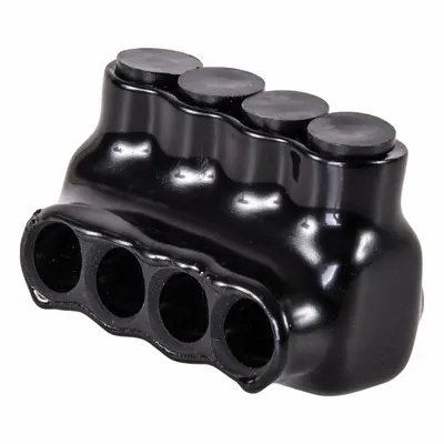POLARIS Multitap Connector: 4 Port, Single-Sided Entry, 14 AWG – 4 AWG Wire Size - Dry-Location Single-Sided Entry Multitap Connectors