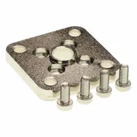 SMC Flange Bracket: Flange Mount Type, Fits 20 mm Bore Dia, Aluminum, 5THU7 to 5VDA3, NCG-F020