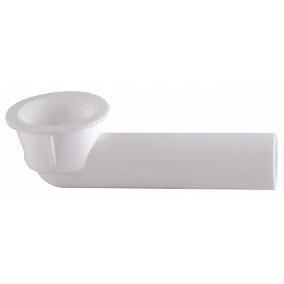 OEM Waste and Overflow Shoe: Plastic, Slip - Bathtub Drain Replacement Parts