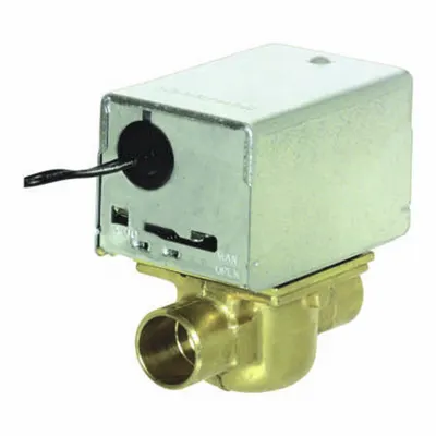 HONEYWELL HOME Motorized Zone Valve: 3.5 Cv Flow Rate, 2-Way, 3/4 in Female Sweat, Spring Return - 2-Way Sweat Connection Zone Valves