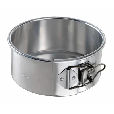 CHICAGO METALLIC Springform Cake Pan, 6 1/2 in, Aluminum, Silver - Cake Pans