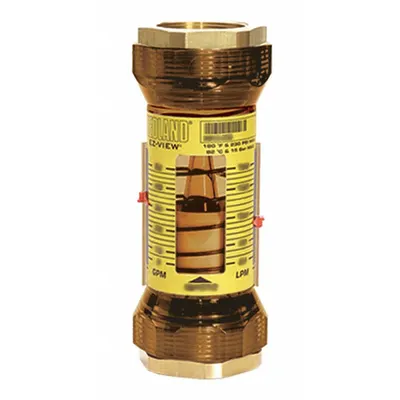 HEDLAND Mechanical Flowmeter: Flow Meter, Scale, Variable Area, Inline, Universal - Inline Flowmeters for Water with Remote Output