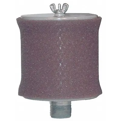 SOLBERG Filter Silencer: 1 1/4 in (M)NPT Inlet Size, 60 cfm, 6.62 in Overall Ht - Air Compressor Intake Filters & Silencers