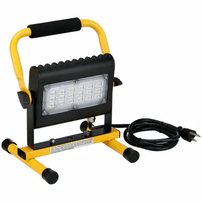 SOUTHWIRE LED Flood Light: 3,000 lm Max Brightness, LED, 1, 1 Brightness Levels, 1 Lamp Heads - Floor Stand Lights