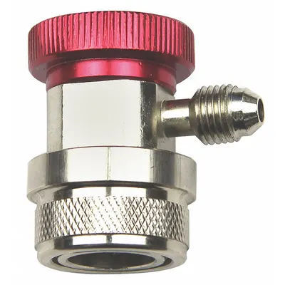 OEM APPROVED VENDOR Copper Quick Coupler with Safety Stop - Refrigerant Machine Replacement Hoses & Couplers