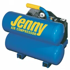 This oil-lubricated hand carry portable air compressor features a 4-gallon twin stack tank and delivers 3.9 cfm at 90 psi. Powered by a 2 hp motor running on 120V AC, it is suitable for powering pneumatic tools, inflating tires, and operating airbrushes in workshops and maintenance tasks.