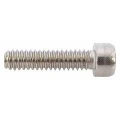 This stainless steel screw is a fastener used in dewatering and wastewater pumps. It provides corrosion resistance for pump assembly and maintenance applications.
