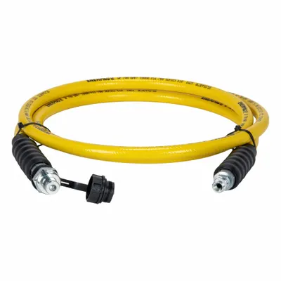 ENERPAC Hydraulic Hose: 3/8 in ID, NPTF x CH604, 10 ft Lg, 3/8 in x 3/8 in Fitting Size - Enerpac H700 Abrasion-Resistant Hydraulic Hose Assemblies