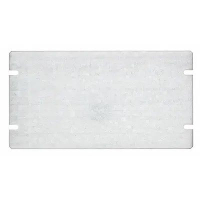 RACO Electrical Box Cover: 3 Gangs, Blank, For Rectangular Box Shape, Steel - Galvanized Electrical Box Covers
