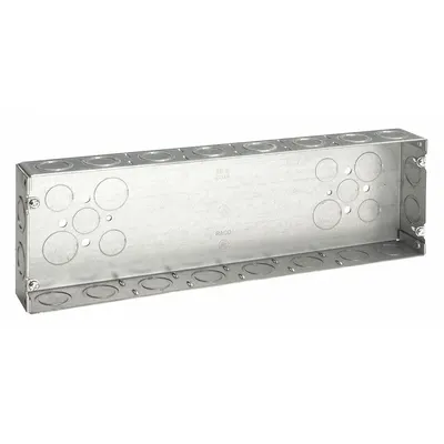 RACO Electrical Box: Steel, Steel - Multigang Rectangular Material & Nominal Size - Standard Electrical Boxes