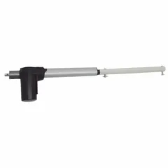 This plastic, black actuator is designed for height adjustment of Invacare healthcare beds. It is compatible with the SC900DLX model and serves as a direct replacement part for bed positioning systems.