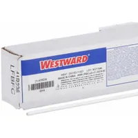 WESTWARD Brazing Alloy: Low-Fuming Bronze, 0%, RBCuZn-C, 1/8 in x 36 in, Flux-Coated