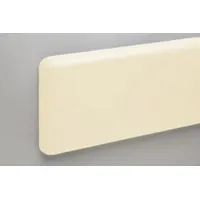 This PETG crash rail and bumper guard provides wall protection in high-traffic areas such as industrial facilities, warehouses, and loading docks. It absorbs and deflects impacts from carts, pallet jacks, and forklifts. Ivory finish, 7 3/4 in overall height, 12 ft overall length