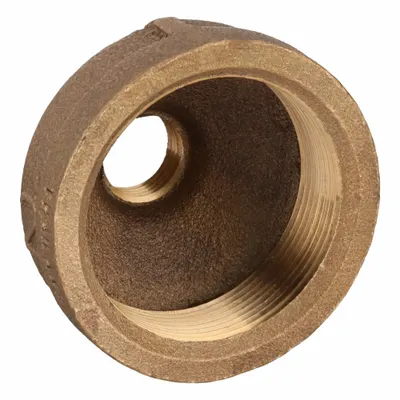 OEM APPROVED VENDOR Brass Straight Connector, 2 in x 1/2 in, Class 125, 200 psi - Threaded Low-Pressure Pipe Fittings for Potable Water