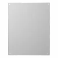 HAMMOND Enclosure Panel: Back Panel Panel, 39 in Overall Ht, 21 in Overall Wd, Steel, 18P3921