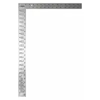 JOHNSON LEVEL Framing Square: 16 in Base Lg, 16 in x 1 1/2 in, 24 in x 2 in, Anti-Rust, Powder, SAE (MPN CS9)