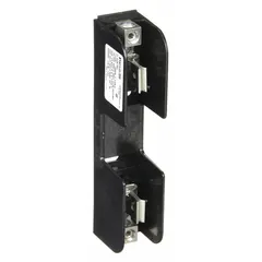 This MERSEN fuse block is a 1-pole, open block design rated for 250 V AC. It features a box lug terminal and is non-indicating. Designed to accept UL Class H and K fuses, it is used for mounting and connecting fuses in industrial electrical circuits such as panel boards and motor control centers.